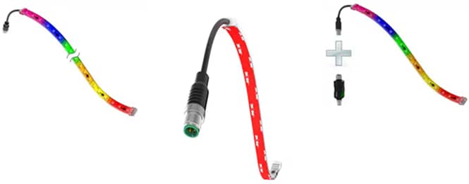 Infographic - Banner Engineering WLF12 Pro Flexible Multicolor LED Strip Lights